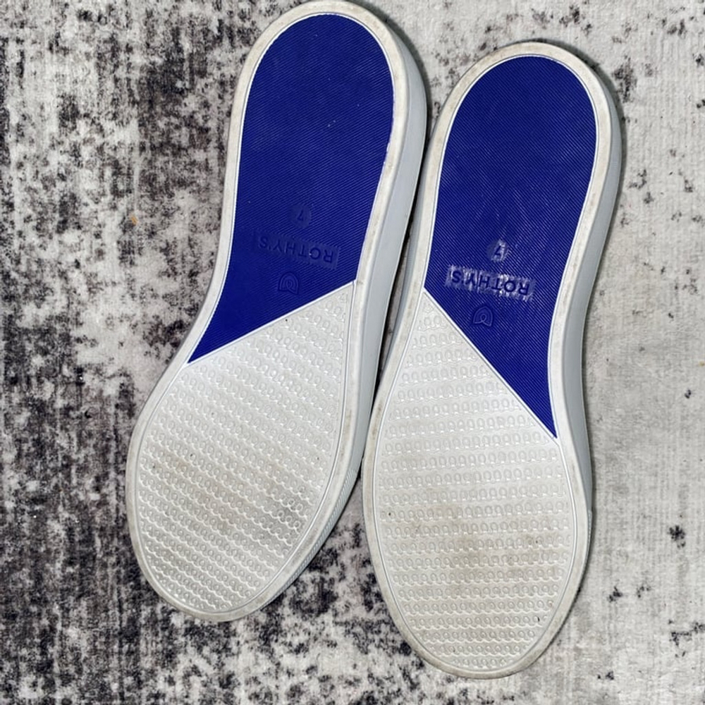 The Original Slip On Sneaker in Bright White | Rothy's Size 7 - Picture 5 of 11